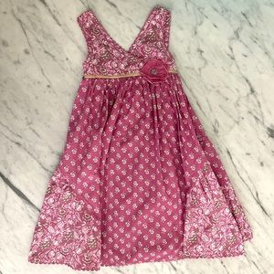 Monsoon Size 4-5 Purple Floral Dress